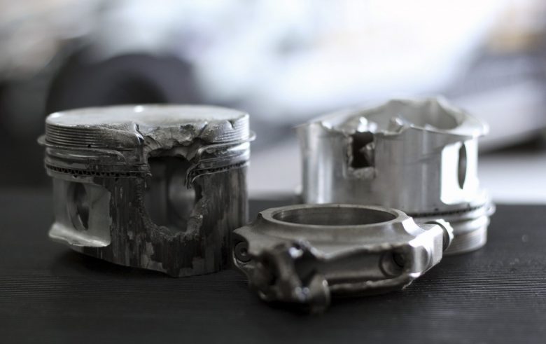 melted pistons