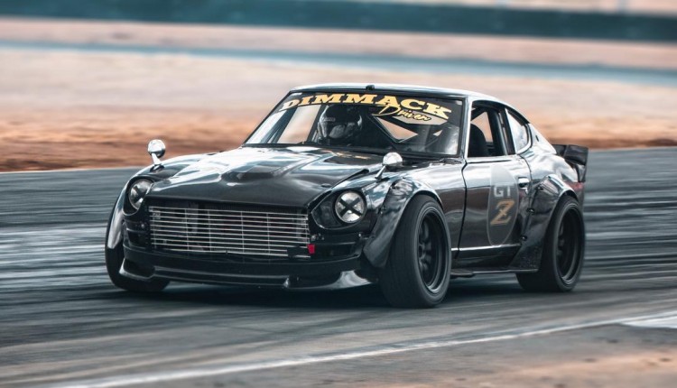 We think this might be the ULTIMATE 240z swap.